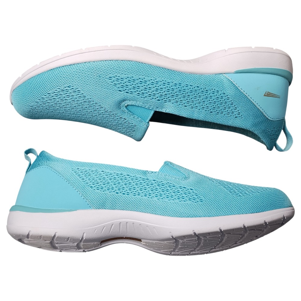Copper Fit Balance‎ Merry Mesh Casual Sneakers Womens US 9.5 Blue White Slip On